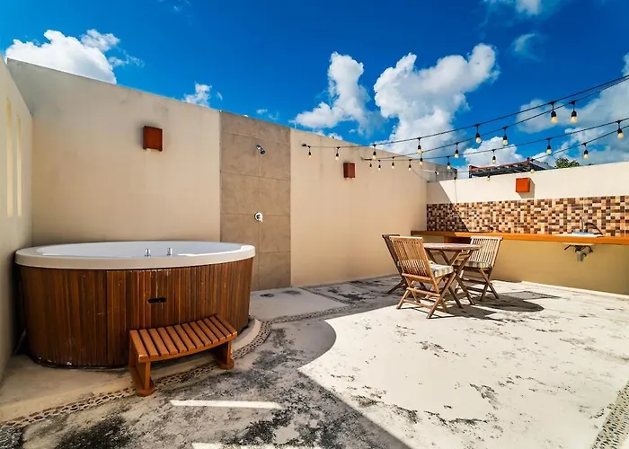 Modern Penthouse With Jacuzzi In Tulum, 2 Bedrooms *