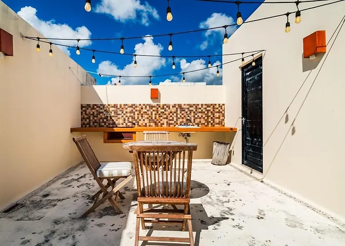 Modern Penthouse With Jacuzzi In Tulum, 2 Bedrooms